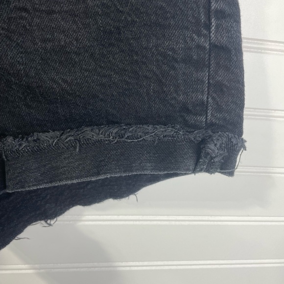 Aeropostale Women's Black Denim Mom Shorts Size 2 Women’s EUC - Picture 6 of 9